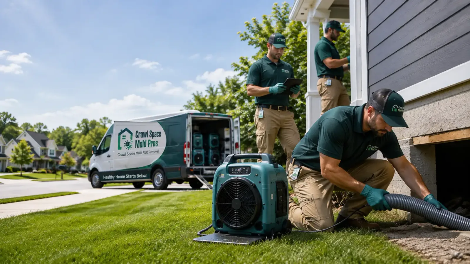 Crawl Space Mold Removal in La Valle, WI